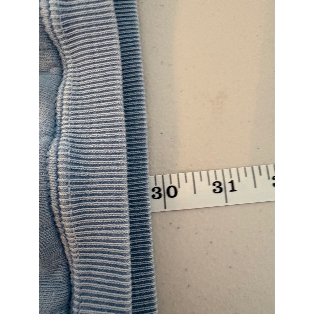 VTG Authentic Pigment Goofy Embroidered Hoodie Blue Pigment Dyed Ringspun Cotton - Picture 6 of 9